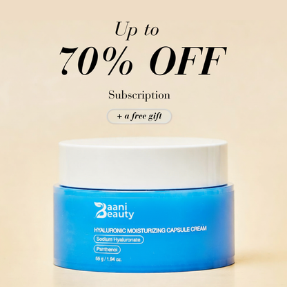Baani Hyaluronic Moisturizing Capsule Cream