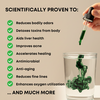 Baani's Deodorizing, Skin & Gut Health Chlorophyll Drops
