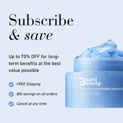 Baani Hyaluronic Moisturizing Capsule Cream